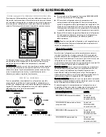 Preview for 37 page of Kenmore 106.5022 Series Use & Care Manual