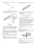 Preview for 16 page of Kenmore 106.5110 series Use & Care Manual