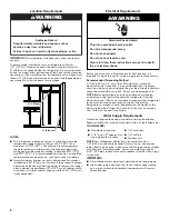 Preview for 8 page of Kenmore 106.5111 Series Use & Care Manual