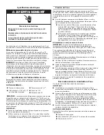 Preview for 61 page of Kenmore 106.5111 Series Use & Care Manual