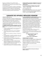 Preview for 65 page of Kenmore 106.5113 Series Use & Care Manual