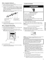 Preview for 9 page of Kenmore 10657202602 Use & Care Manual