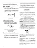 Preview for 14 page of Kenmore 10657202602 Use & Care Manual