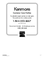 Preview for 56 page of Kenmore 110.20232711 Use & Care Manual