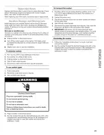 Preview for 23 page of Kenmore 110.4756 Series Use & Care Manual