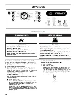 Preview for 16 page of Kenmore 110.9708 Use And Care Manual