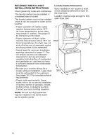 Preview for 16 page of Kenmore 11098762790 and Owner'S Manual And Installation Instructions