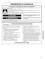 Preview for 21 page of Kenmore 1345 - 24 in. Dishwasher Use And Care Manual