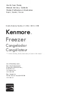 Preview for 1 page of Kenmore 14522 Use & Care Manual