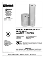 Preview for 1 page of Kenmore 153.313340 Owner'S Manual