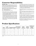 Preview for 4 page of Kenmore 153.313340 Owner'S Manual