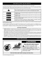 Preview for 2 page of Kenmore 153.33114 Use And Care Manual