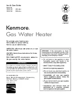 Kenmore 153.331140 Use & Care Manual preview