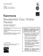 Kenmore 153.331350 Use & Care Manual preview