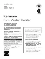 Kenmore 153.336930 Use & Care Manual preview