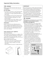 Preview for 3 page of Kenmore 16082 Use & Care Manual