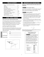 Preview for 2 page of Kenmore 1694 - 8.8 cu. Ft. Chest Freezer Use And Care Manual