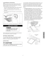 Preview for 9 page of Kenmore 1694 - 8.8 cu. Ft. Chest Freezer Use And Care Manual