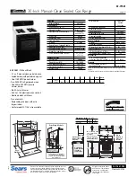 Preview for 1 page of Kenmore 22-71541 Specification