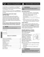 Preview for 2 page of Kenmore 297208300 Use & Care Manual