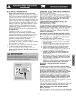 Preview for 3 page of Kenmore 297208300 Use & Care Manual