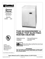 Preview for 1 page of Kenmore 31813 - 40 Gallon Table Top Owner'S Manual