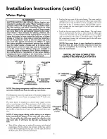 Preview for 8 page of Kenmore 31813 - 40 Gallon Table Top Owner'S Manual