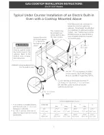 Preview for 5 page of Kenmore 3243 - 36 in. Sealed Gas Cooktop Installation Instructions Manual