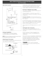 Preview for 6 page of Kenmore 3243 - 36 in. Sealed Gas Cooktop Installation Instructions Manual