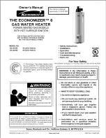 Preview for 1 page of Kenmore 33204 - Power Vent, 40 Gallon Owner'S Manual