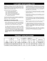 Preview for 5 page of Kenmore 33204 - Power Vent, 40 Gallon Owner'S Manual