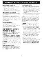 Preview for 4 page of Kenmore 36" Installation Instructions Manual