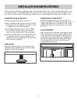 Preview for 6 page of Kenmore 461.91416 Use & Care Manual