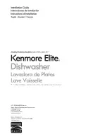 Kenmore 630.1390 Series Installation Manual preview