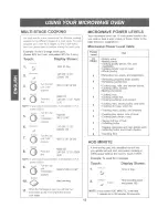 Preview for 12 page of Kenmore 6428 - 1.0 cu. Ft. Countertop Microwave Use And Care Manual