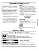 Preview for 3 page of Kenmore 665.1389 Use & Care Manual