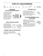 Preview for 6 page of Kenmore 665.1389 Use & Care Manual