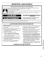 Preview for 45 page of Kenmore 665.1398 Series Use & Care Manual