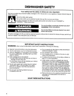 Preview for 4 page of Kenmore 665.16712 Use & Care Manual