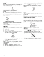 Preview for 14 page of Kenmore 665.16712 Use & Care Manual