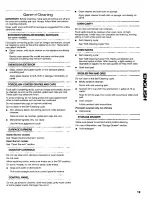 Preview for 19 page of Kenmore 665.72022 Use & Care Manual