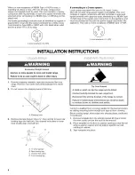 Preview for 4 page of Kenmore 66592172301 Installation Instructions Manual