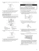 Preview for 9 page of Kenmore 66592172301 Installation Instructions Manual