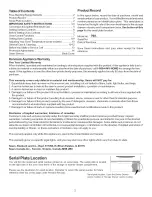 Preview for 2 page of Kenmore 7042 Use & Care Manual