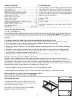 Preview for 2 page of Kenmore 7116x Use & Care Manual