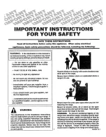 Preview for 2 page of Kenmore 71291 Use Use, Care, Safety Manual