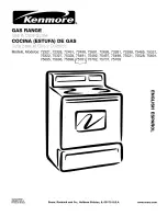 Kenmore 72321 Use & Care Manual preview