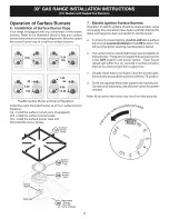 Preview for 6 page of Kenmore 7560 30" Gas Range Installation Instructions Manual