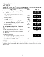 Preview for 22 page of Kenmore 7751 - Elite 30 in. Gas Range Use & Care Manual