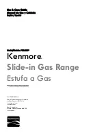 Kenmore 790.3261 Series Use & Care Manual preview